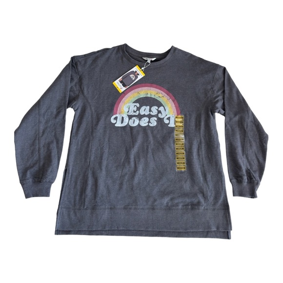 Wildfox Women's Easy Does It Sommers Oversized  Sweatshirt Size M MSRP $108 - Picture 2 of 8